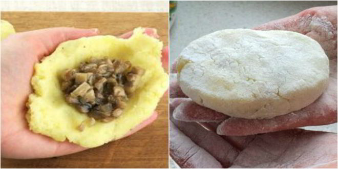 Рецепт картофельных зраз с грибами