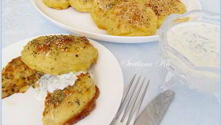 Рецепт Картофельных зраз с капустой, запеченные в духовке