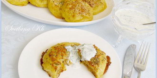 Рецепт картофельных зраз с капустой, запеченные в духовке