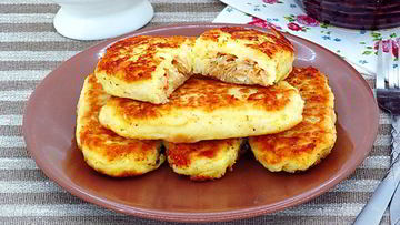 Рецепт Картофельных зраз с квашеной капустой