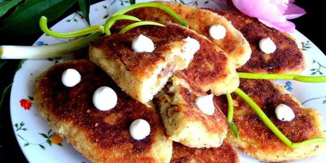 Рецепт картофельных зраз с печенью