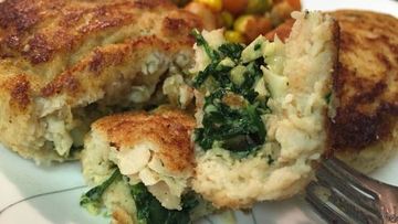 Рецепт Куриных зраз со шпинатом и яйцом