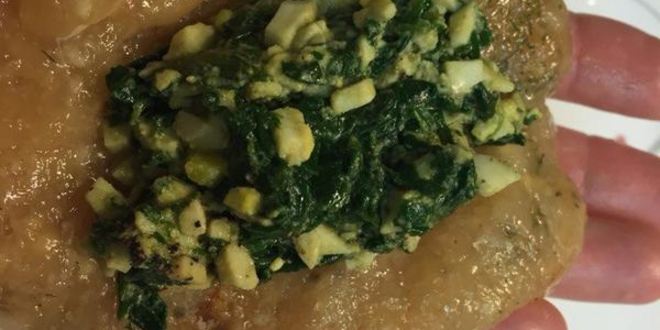 Рецепт куриных зраз со шпинатом и яйцом