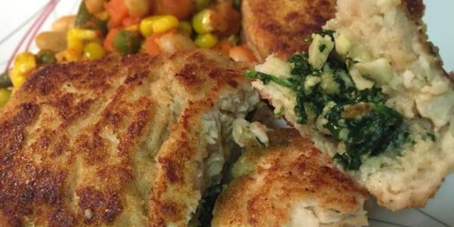 Рецепт куриных зраз со шпинатом и яйцом