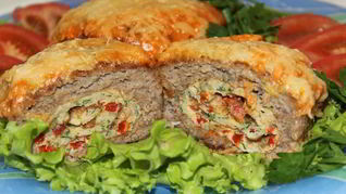 Рецепт Мясных зраз рулетных
