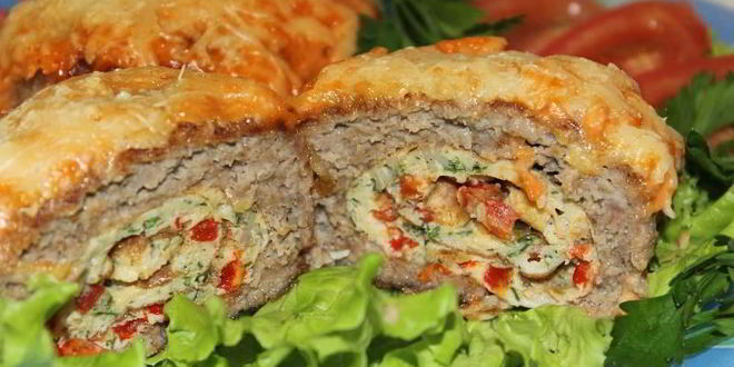 Рецепт мясных зраз рулетных