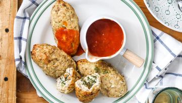 Рецепт Мясных зраз с сыром и травами