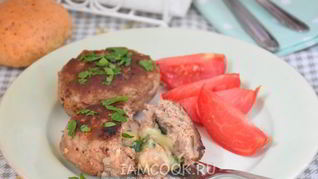 Рецепт Мясных зраз с сыром