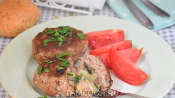 Рецепт Мясных зраз с сыром