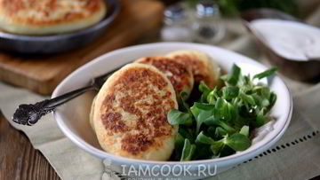 Рецепт Постных картофельных зраз с грибами