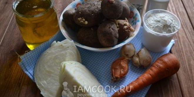 Рецепт постных картофельных зраз с капустой