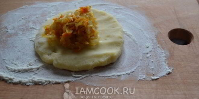 Рецепт постных картофельных зраз с капустой