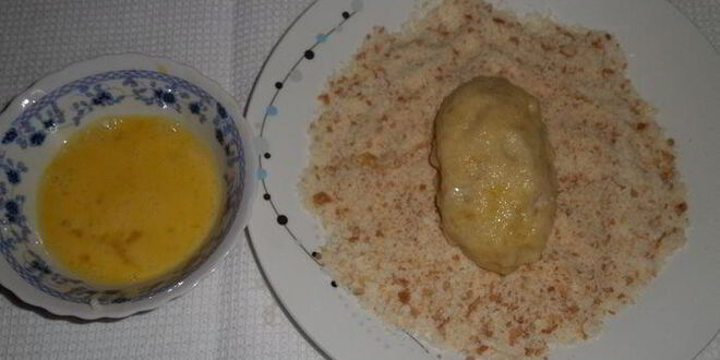 Рецепт рыбных зраз с крабовым мясом