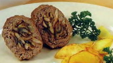 Рецепт Зраз из свиного окорока с грибами