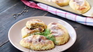 Рецепт Зраз картофельных с фаршем в духовке