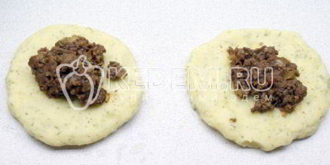 Рецепт зраз картофельных с фаршем