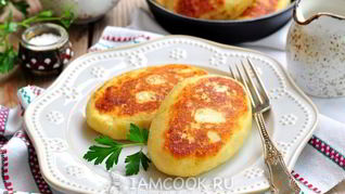 Рецепт Зраз картофельных с капустой