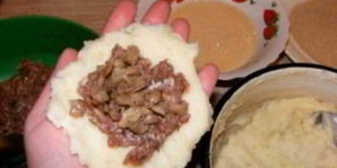 Рецепт зраз с мясом и грибами