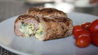 Рецепт Зраз с сыром и зеленью