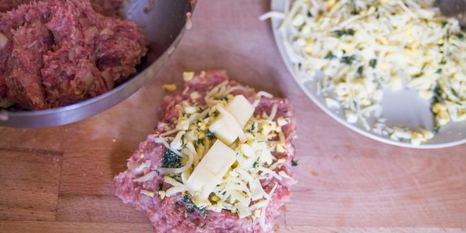 Рецепт зраз с сыром и зеленью