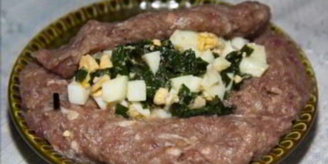 Рецепт зраз с зеленым луком