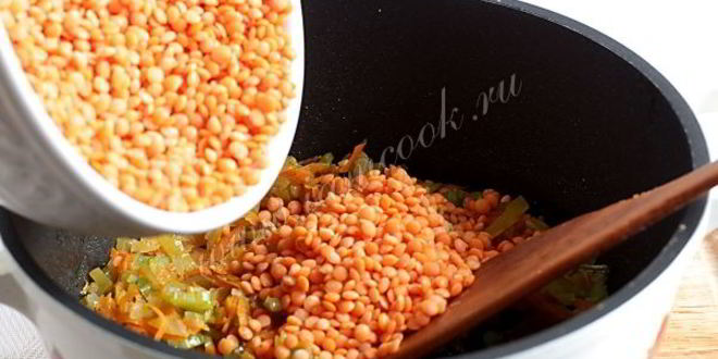 Рецепт чечевичной каши