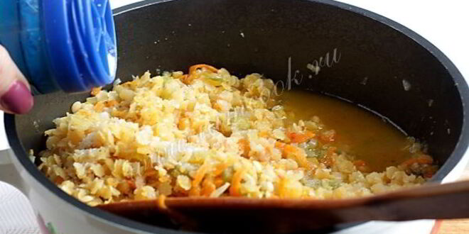 Рецепт чечевичной каши