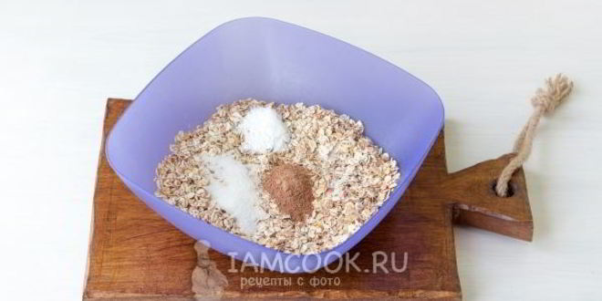 Рецепт геркулесовой каши в духовке