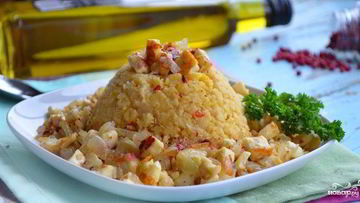 Рецепт Гороховой каши с курицей