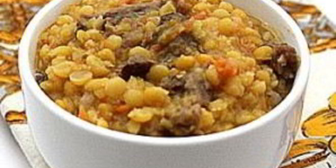 Рецепт гороховой каши в горшочке