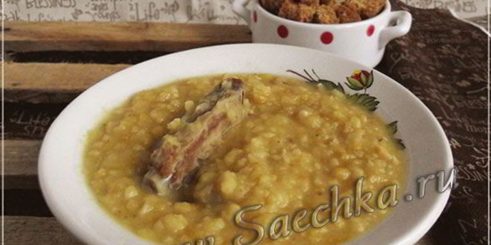 Как приготовить гороховую кашу в мультиварке