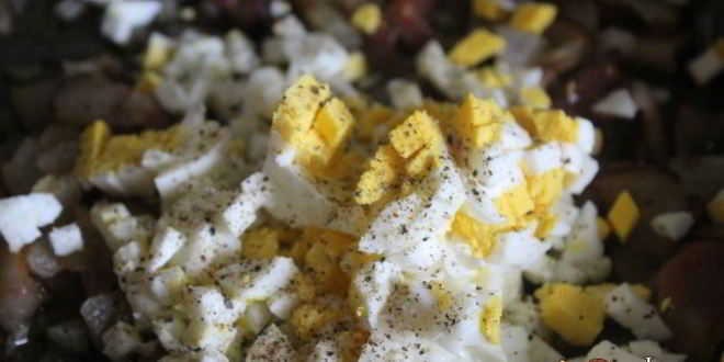 Рецепт ароматной гречки с копченой грудинкой