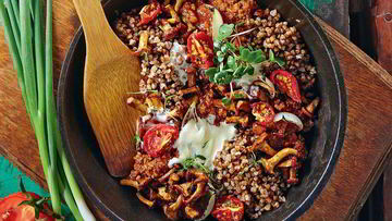 Рецепт Гречки по-болонски