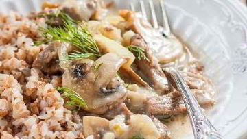 Рецепт Гречки по-купечески со сметанкой