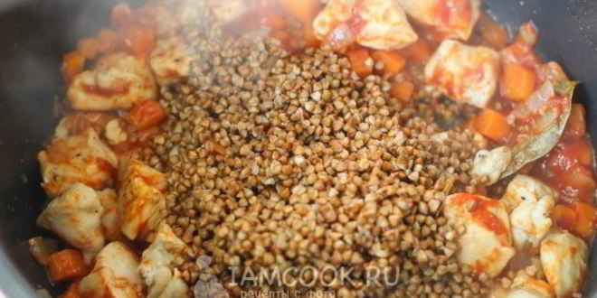 Рецепт гречки по-купечески в мультиварке с курицей