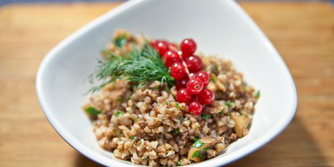 Рецепт гречки с белыми грибами и шампиньонами