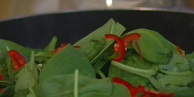 Рецепт гречки с чили и шпинатом