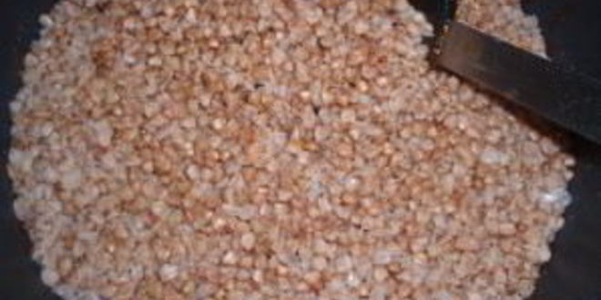 Рецепт гречки с фаршем на сковороде