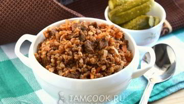 Рецепт Гречки с говядиной