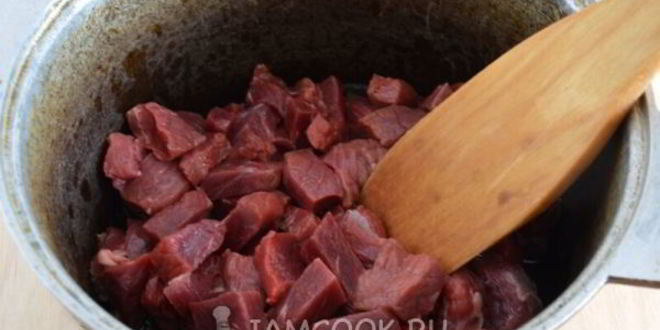 Рецепт гречки с говядиной