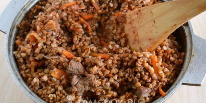 Рецепт гречки с говядиной