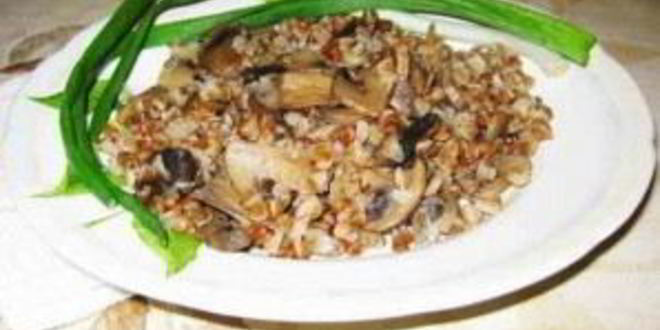 Рецепт гречки с грибами в мультиварке