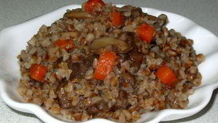 Рецепт Гречки с грибами