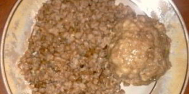 Рецепт гречки с котлетами в мультиварке