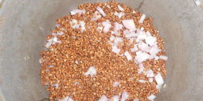 Рецепт гречки с курицей, томленные в духовке