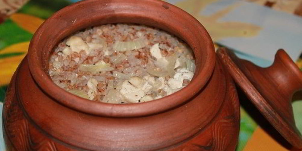 Как приготовить гречку с курицей в горшочках