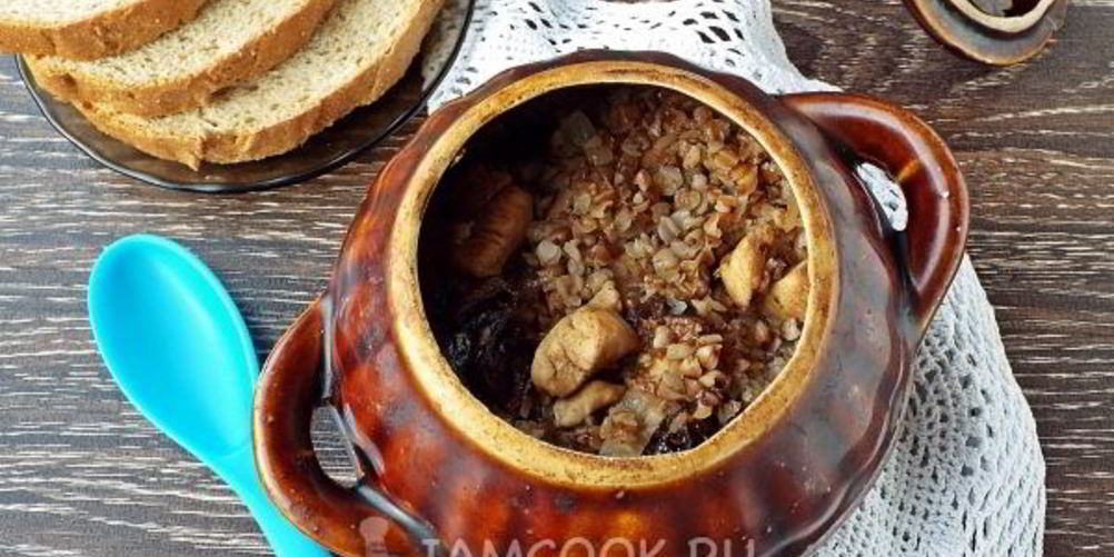 Как приготовить гречку с курицей в горшочке в духовке