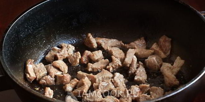 Рецепт гречки с мясом на сковороде