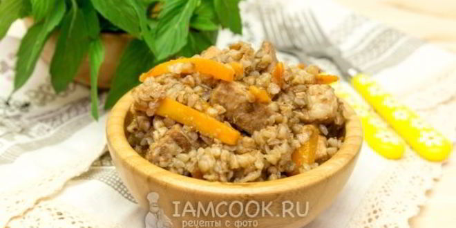 Рецепт гречки с мясом в казане