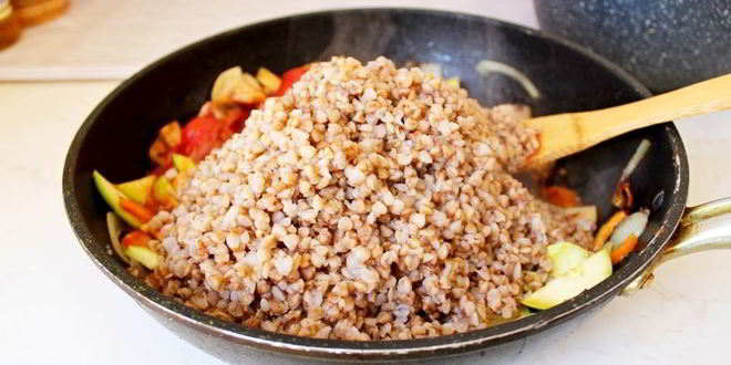 Рецепт гречки с овощами